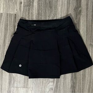 Black lululemon skirt mid rise long*